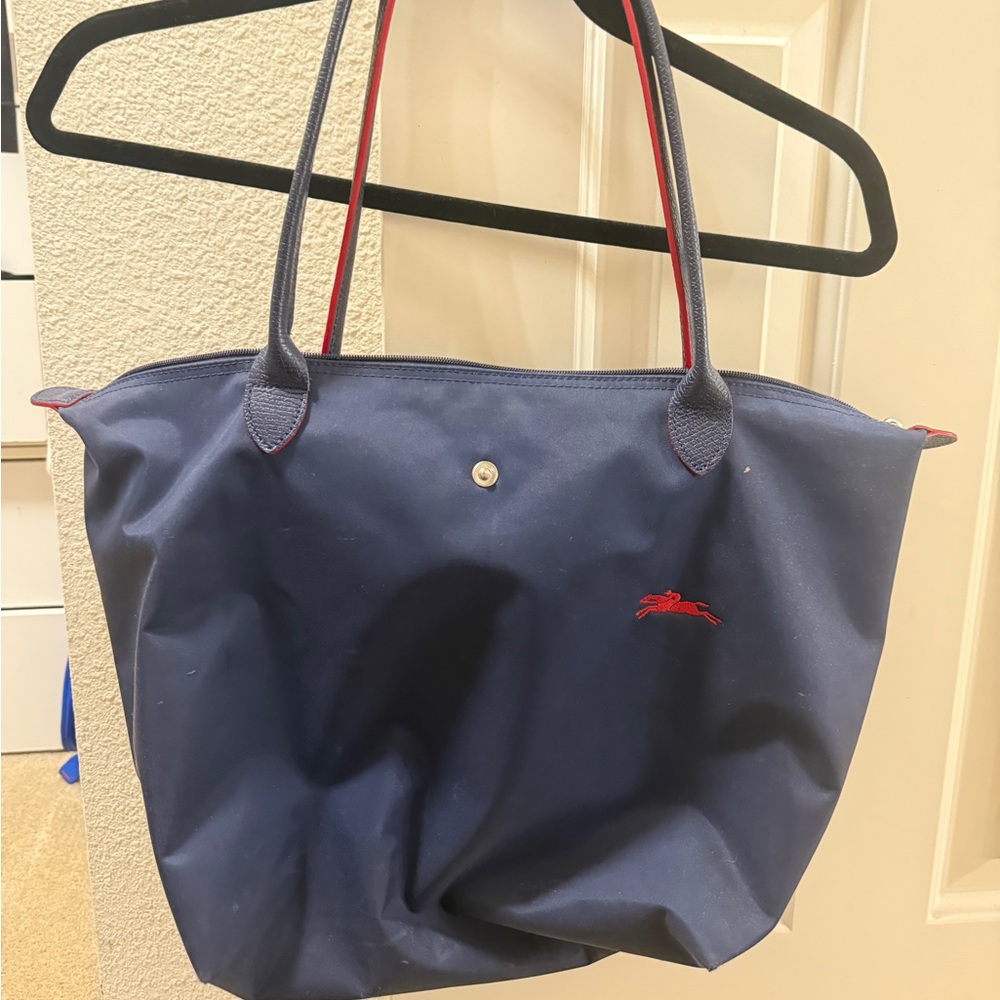 Longchamp Navy Blue Shoulder Bag